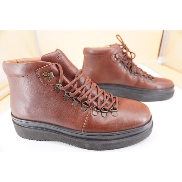 Allen Edmonds Knox High Brown Leather Sneaker Boot Size 9.5 New Ultralight $475 - Picture 7 of 9